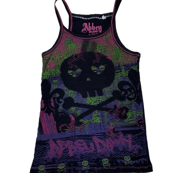 Abbey Dawn by AVRIL LAVIGNE Tank Top!!!! Rare, ultra rare!!!!! Can't find this - Picture 2 of 5